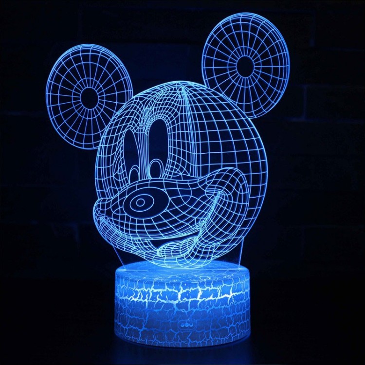 Mickey Mouse 3D Night Light Lamp