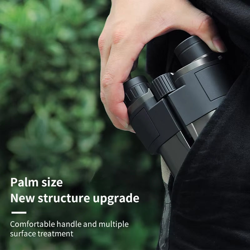 10X Compact Binoculars Featuring BAK4 Prisms