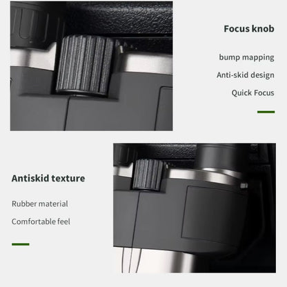 10X Compact Binoculars Featuring BAK4 Prisms