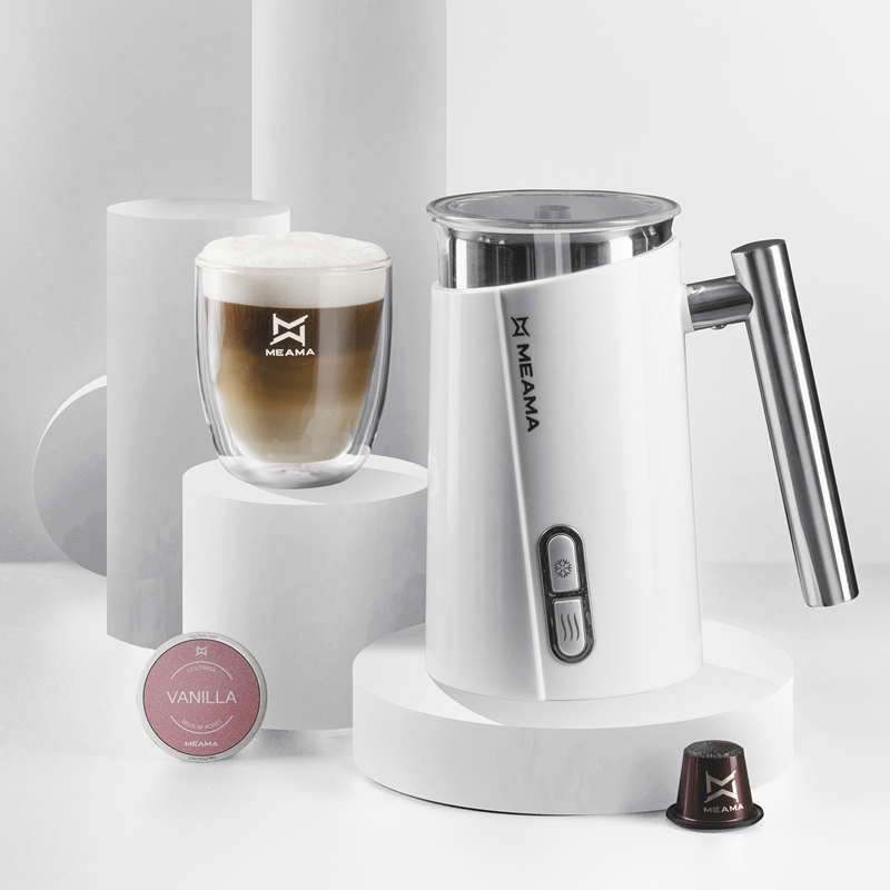 Versatile Milk Frother | Create Creamy Foam for Coffee Drinks