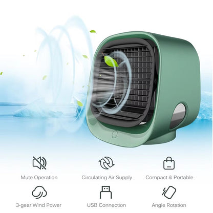 Compact 3-in-1 Air Cooler, Humidifier, and Purifier