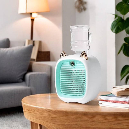 Compact Air Cooler with 3-Speed Fan and Mist Spray Function