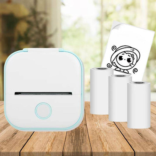 Compact Mini Printer with Bluetooth – Inkless Thermal Printing