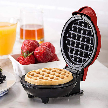 Mini Electric Waffle Maker with Nonstick Coating