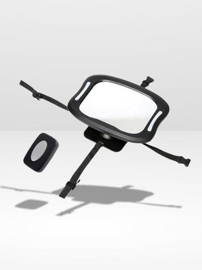 Car Baby Monitor with LED Mirror