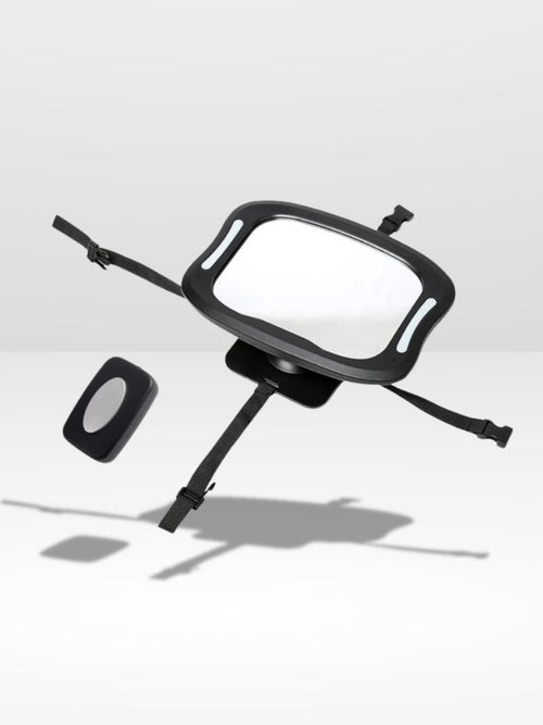 Car Baby Monitor with LED Mirror