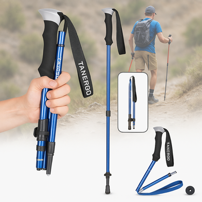 Ultra-Lightweight Adjustable Trekking Poles for Hiking