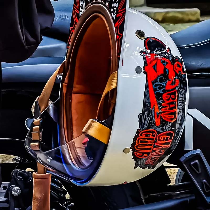 Motorcycle Baseball Helmet - DOT Certified
