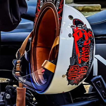 Motorcycle Baseball Helmet - DOT Certified