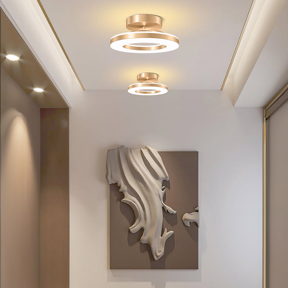 Ring Design LED Ceiling Light – Contemporary Circular Fixture