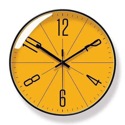 Silent Wall Clock in Nordic Design for Contemporary Home Decor