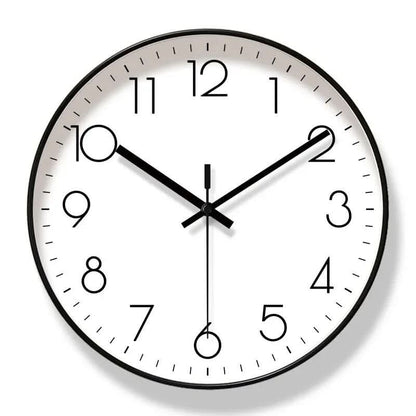 Silent Wall Clock in Nordic Design for Contemporary Home Decor
