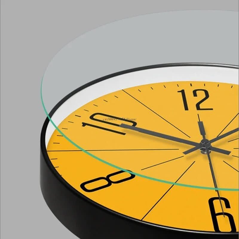 Silent Wall Clock in Nordic Design for Contemporary Home Decor