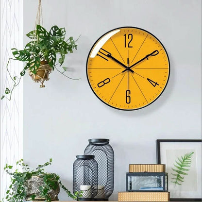 Silent Wall Clock in Nordic Design for Contemporary Home Decor