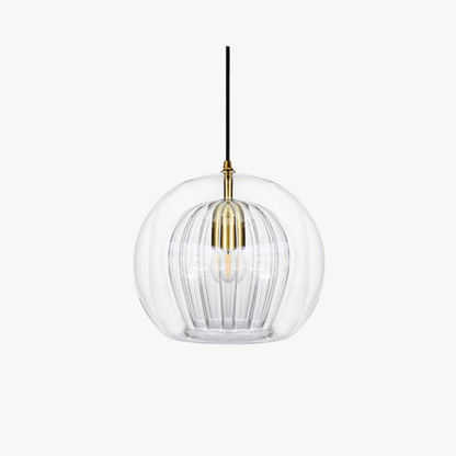 Contemporary Round LED Pendant Light - Aurora Sphere Design