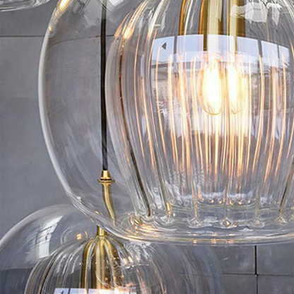 Contemporary Round LED Pendant Light - Aurora Sphere Design