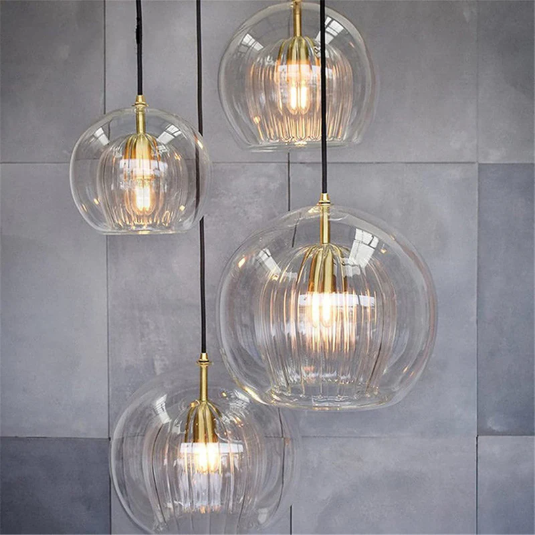 Contemporary Round LED Pendant Light - Aurora Sphere Design