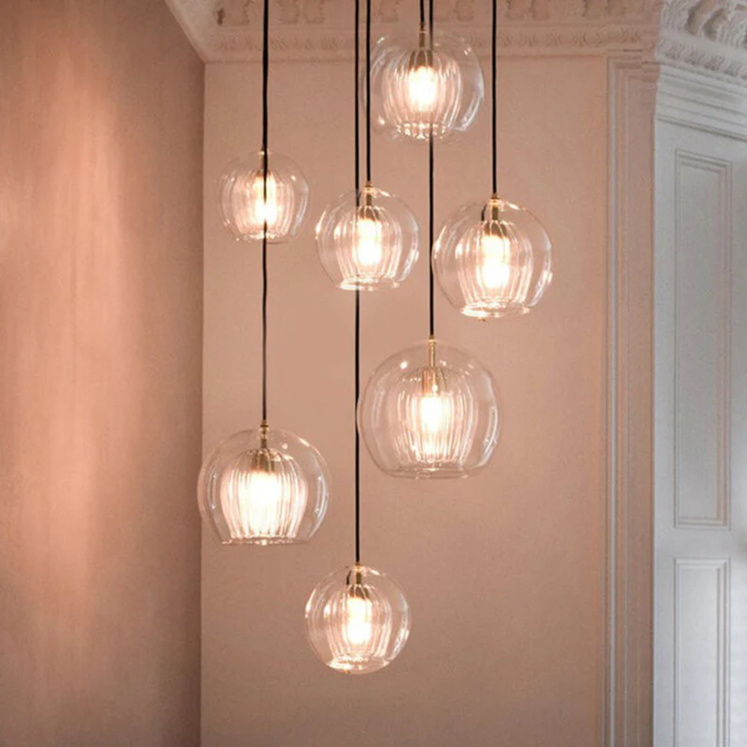 Contemporary Round LED Pendant Light - Aurora Sphere Design