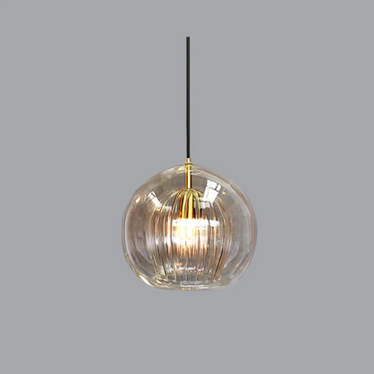Contemporary Round LED Pendant Light - Aurora Sphere Design