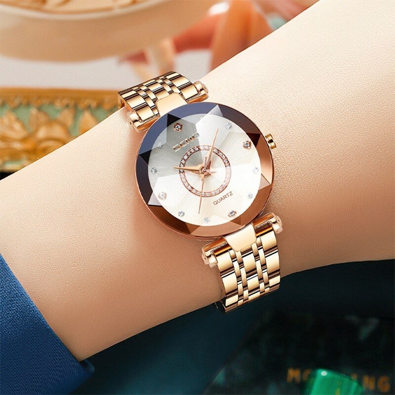 Elegant Women's Stainless Steel Watch for Every Occasion