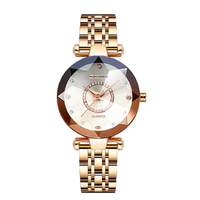 Elegant Women's Stainless Steel Watch for Every Occasion