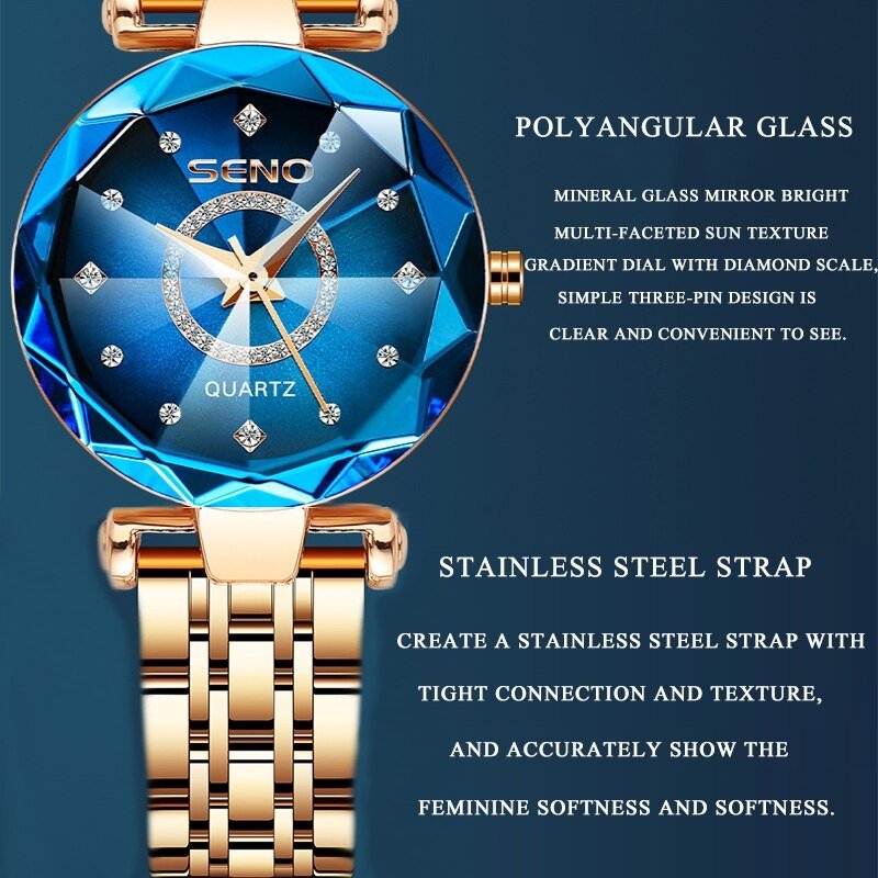 Elegant Women's Stainless Steel Watch for Every Occasion