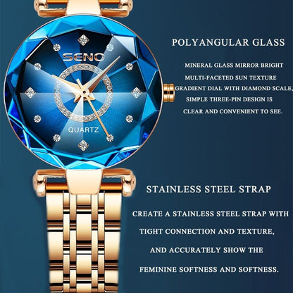 Elegant Women's Stainless Steel Watch for Every Occasion