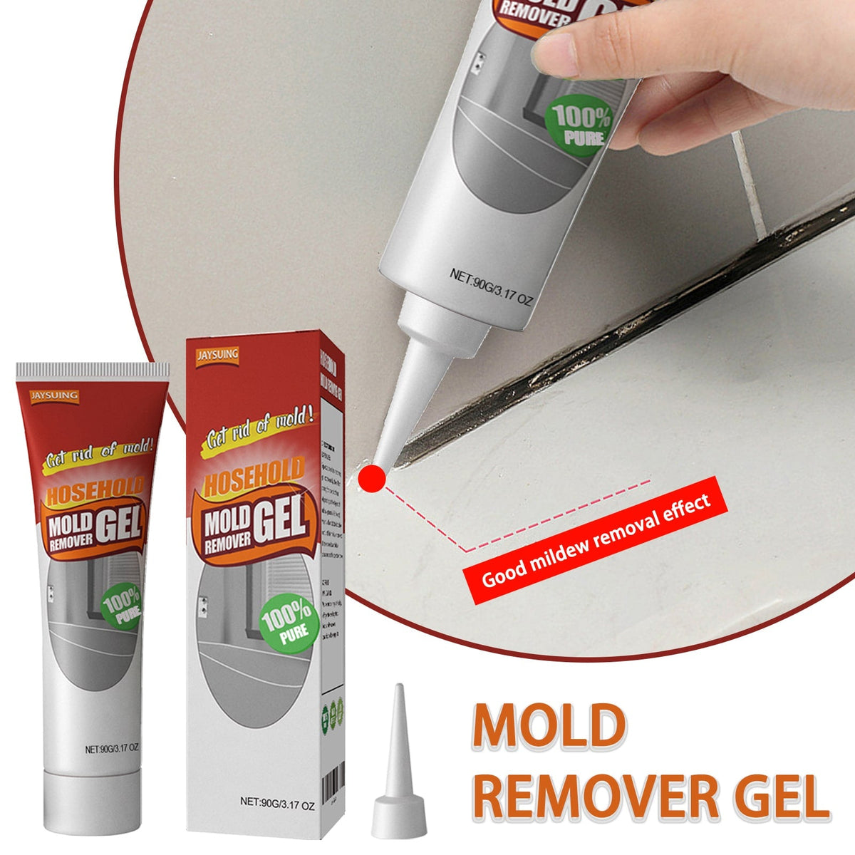 Ultimate Mold and Mildew Eliminator Gel with Precision Applicator