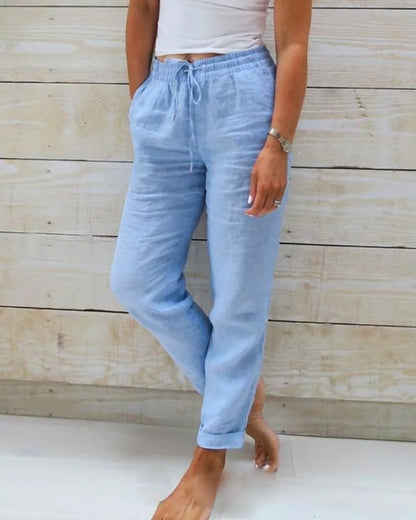 High-Waisted Stretch Pants for Ultimate Comfort