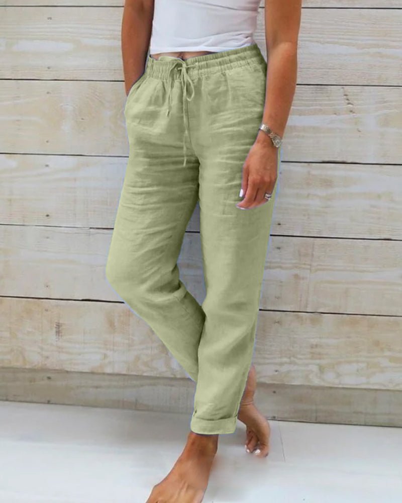 High-Waisted Stretch Pants for Ultimate Comfort