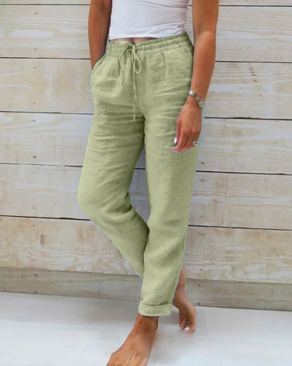 High-Waisted Stretch Pants for Ultimate Comfort