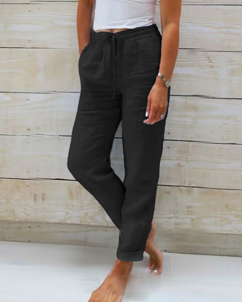 High-Waisted Stretch Pants for Ultimate Comfort