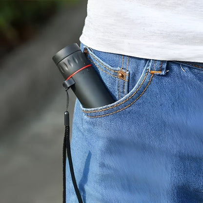 Pocket-Sized Monocular with Smartphone Dock for Clear Viewing