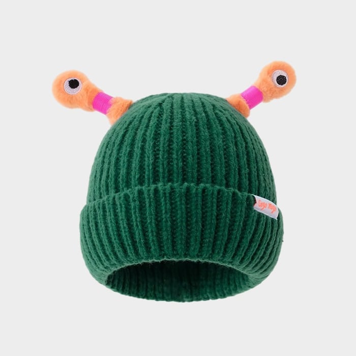 GlowCap with Shimmering Eyes & Flexible Tentacles | Cozy & Stylish for Festivals, Parties & Winter Wear