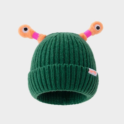 GlowCap with Shimmering Eyes & Flexible Tentacles | Cozy & Stylish for Festivals, Parties & Winter Wear