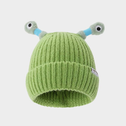 GlowCap with Shimmering Eyes & Flexible Tentacles | Cozy & Stylish for Festivals, Parties & Winter Wear