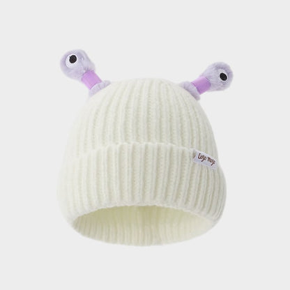 GlowCap with Shimmering Eyes & Flexible Tentacles | Cozy & Stylish for Festivals, Parties & Winter Wear