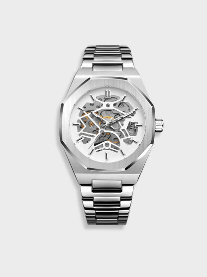 Leather Chronograph Watch - Timeless Elegance