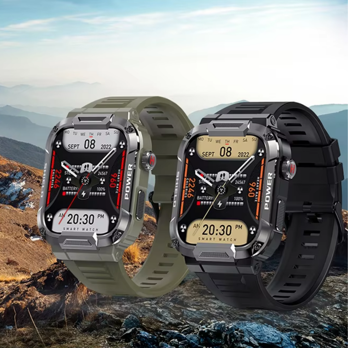 Stylish Waterproof Smartwatch MK66 with Advanced Features