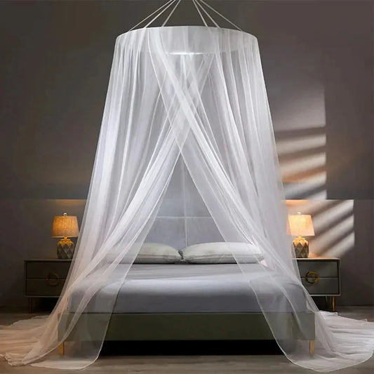 Breathable Foldable Mosquito Net for Beds - 250 cm Height for Travel