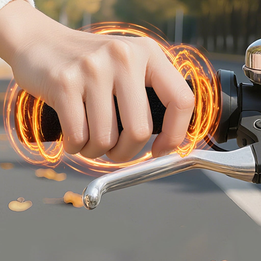 USB Heated Hand Grips for Motorcycles with Adjustable Warmth