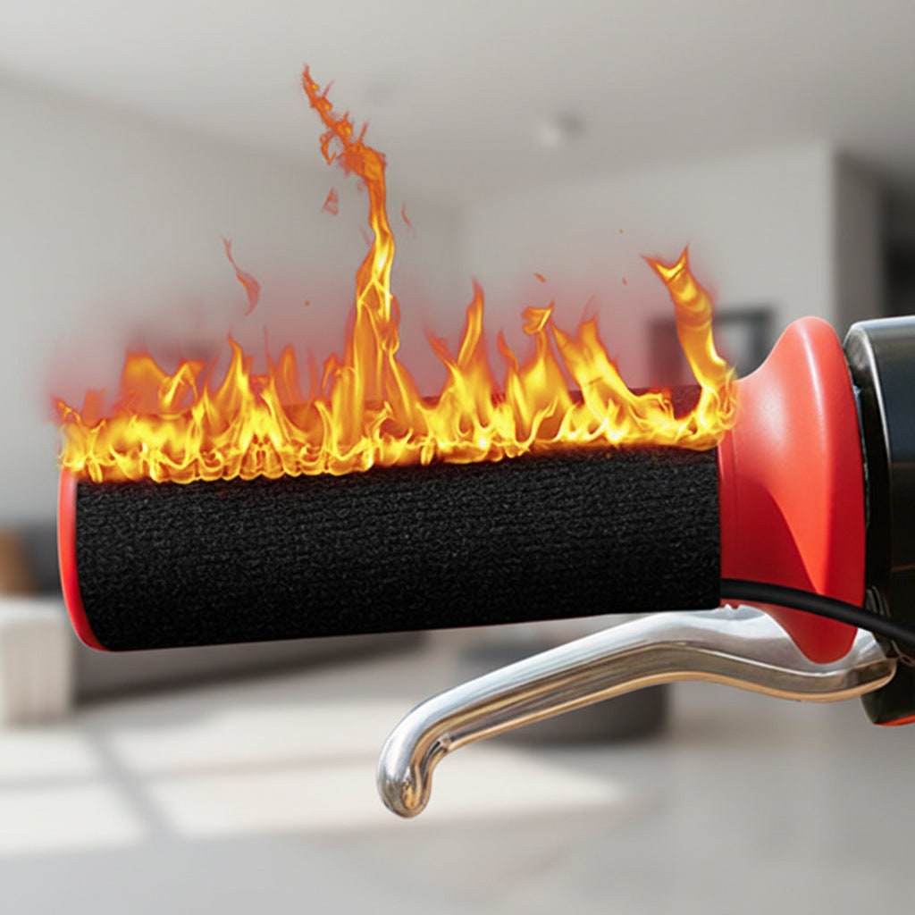 USB Heated Hand Grips for Motorcycles with Adjustable Warmth