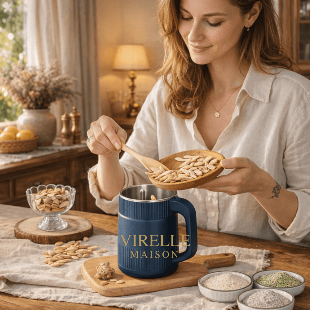Compact Steel Seed and Grain Mill – Electric Grinder