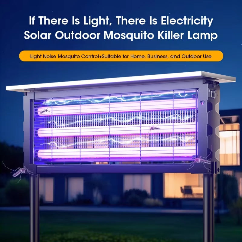 Solar-Powered Insect Zapper for Gardens and Patios in the UK