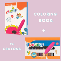 24 colored pencils + Coloring book