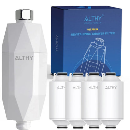 Water Filter for Shower Head - Reduces Chlorine and Softens Hard Water