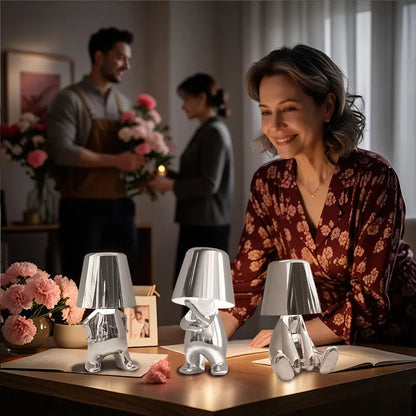 Rechargeable LED Table Lamp with Dimmable Warm White Light – Wireless Design
