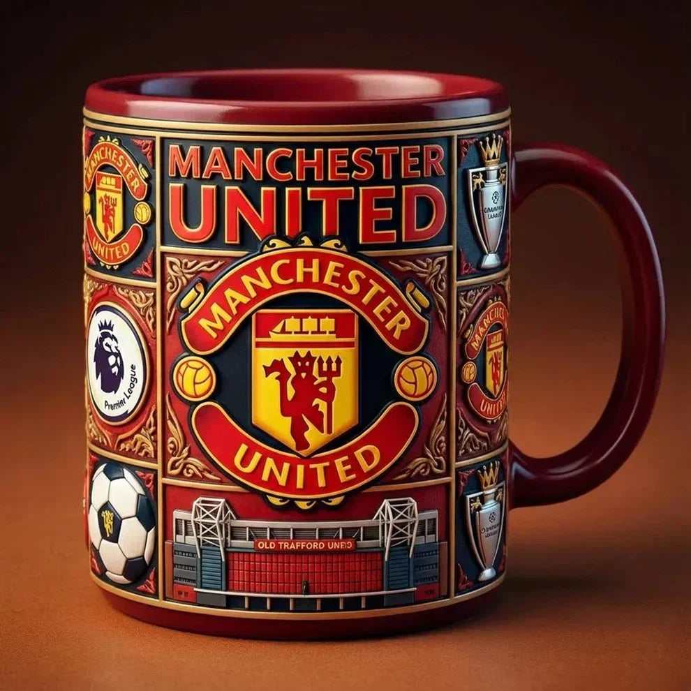 Ceramic Soccer Mug with 3D Stadium Design - 350ml