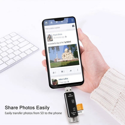 All-in-One 5-Function Memory Card Reader with 32 GB Card