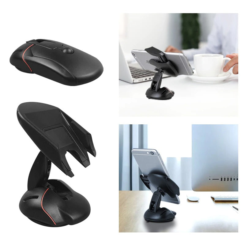 Foldable Car Phone Mount Designed for Easy Use with Mouse Compatibility